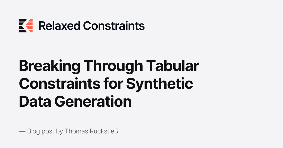 Breaking Through Tabular Constraints for Synthetic Data Generation ...